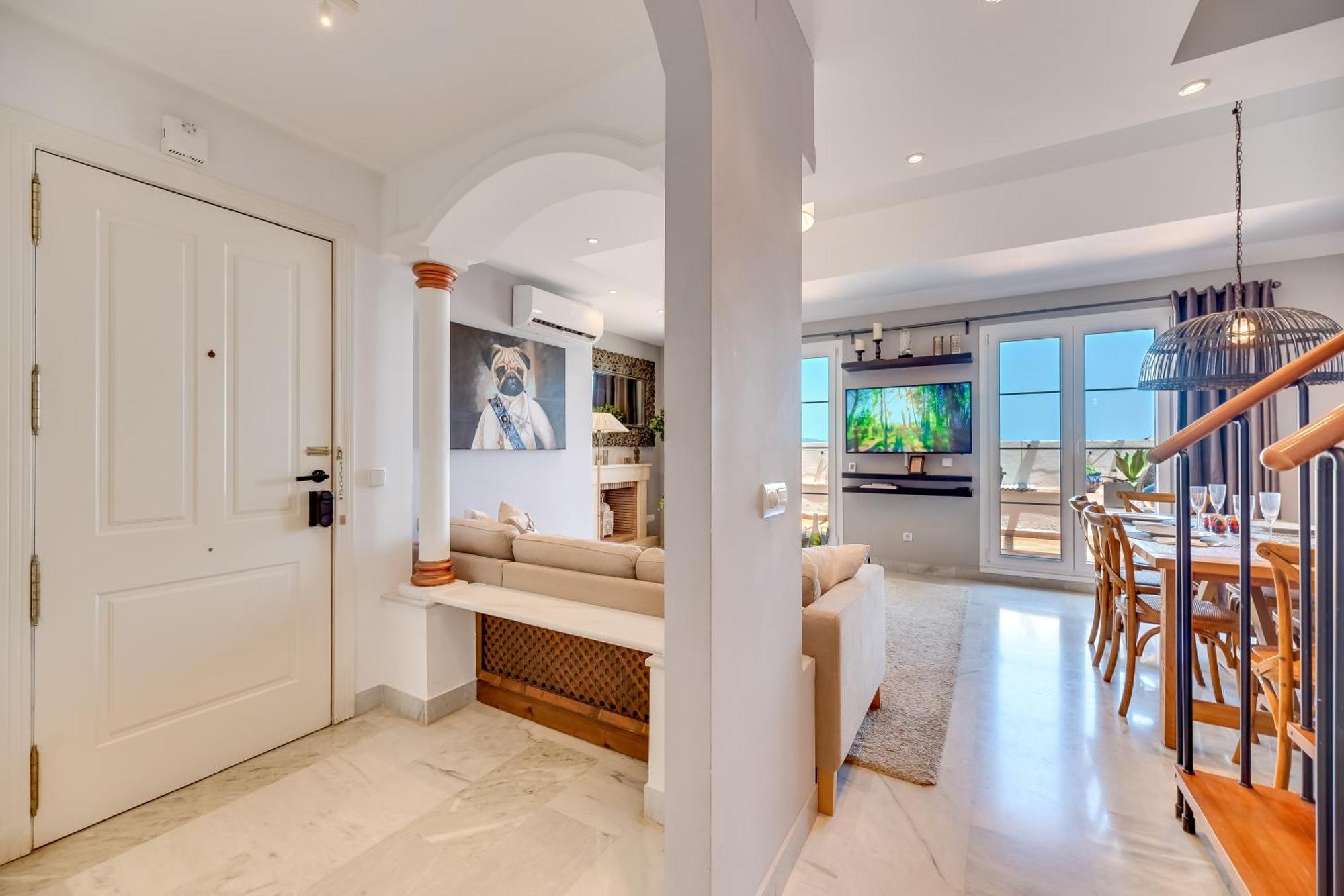 Elegant 2 Bdrm Penthouse With Bbq And Pools Daire Marbella Dış mekan fotoğraf