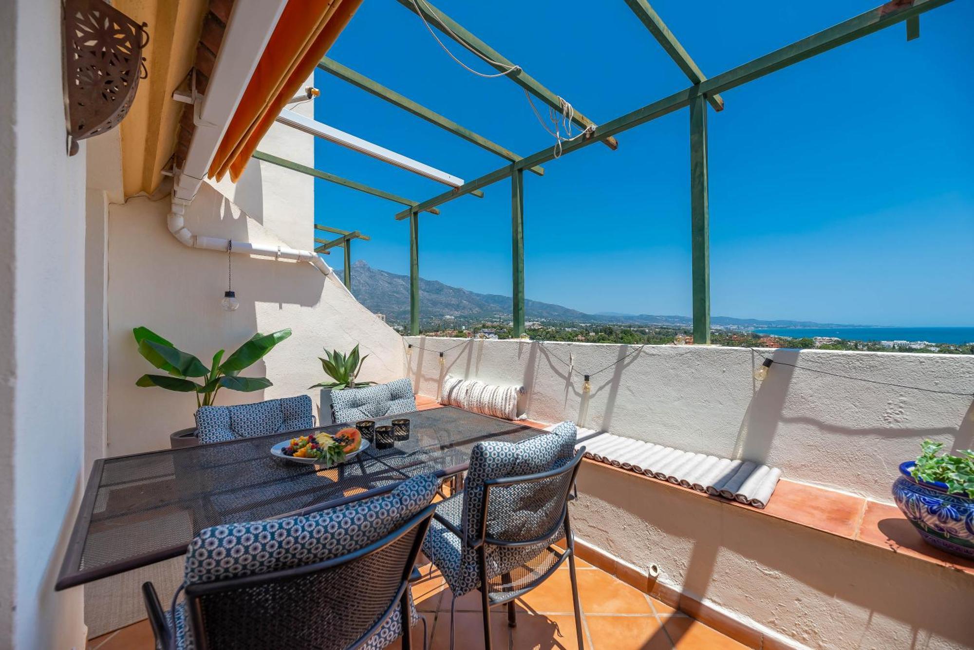 Elegant 2 Bdrm Penthouse With Bbq And Pools Daire Marbella Dış mekan fotoğraf