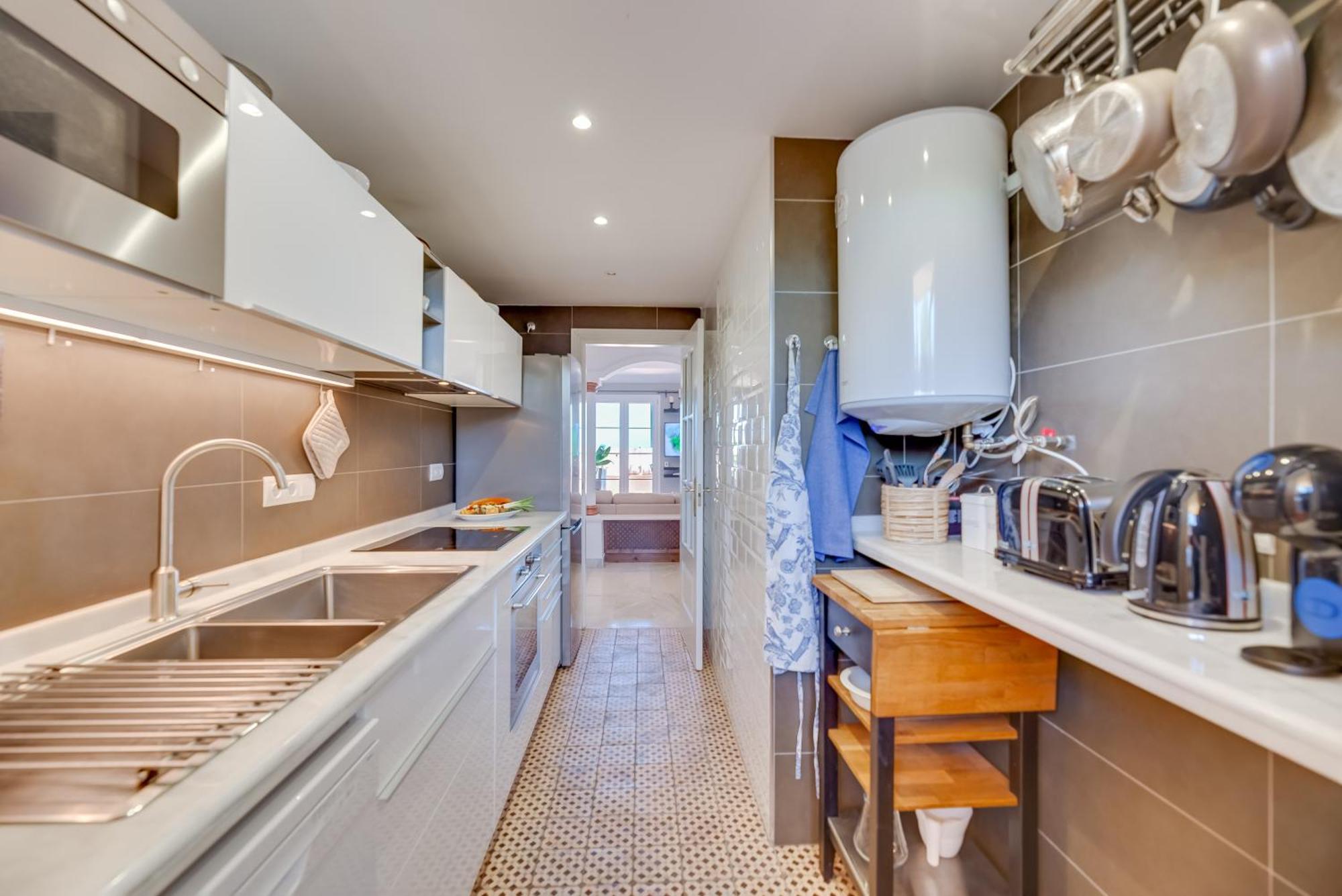 Elegant 2 Bdrm Penthouse With Bbq And Pools Daire Marbella Dış mekan fotoğraf
